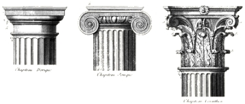colunas gregas